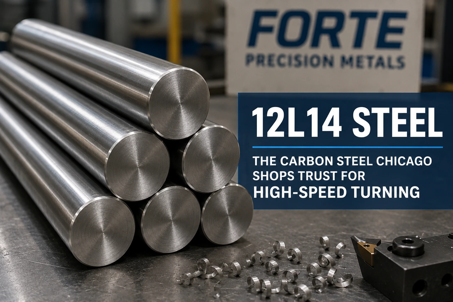 12L14 steel round bar for high-speed CNC turning in Chicago
